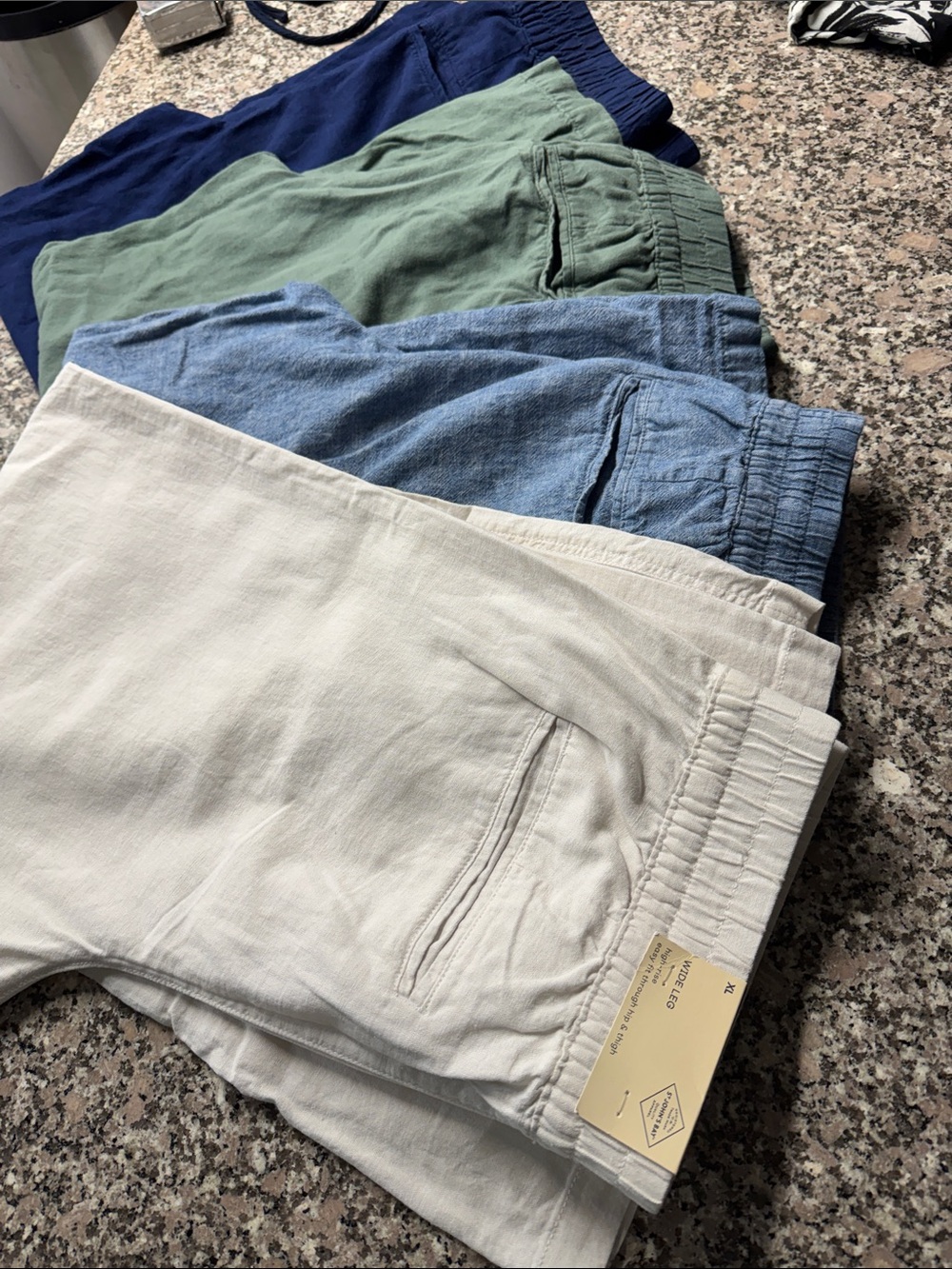 Amazing St. John’s Bay Pull-On Pants - Navy, Green, Light Blue, White